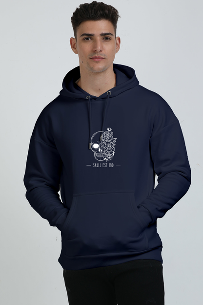 Unisex Oversized Hooded Sweatshirt skull design