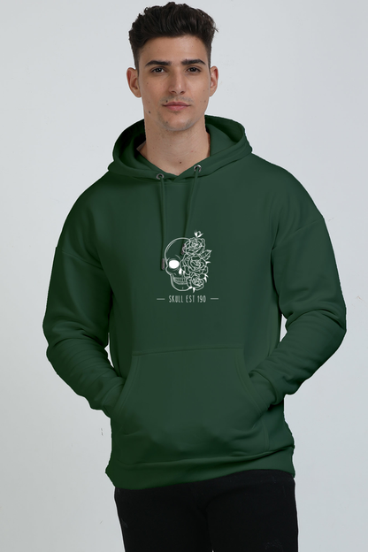 Unisex Oversized Hooded Sweatshirt skull design